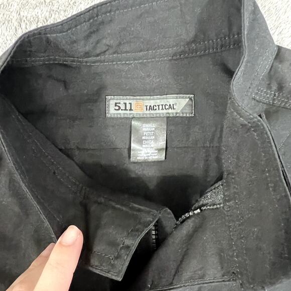 5.11 TACTICAL MENS S STRYKE TDU RAPID L/S SHIRT NWT Black Workwear - Picture 3 of 12